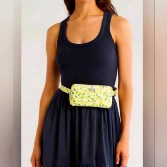 Kate Spade NWT Leather lemon print belt bag MSRP $98 π - Picture 3 of 10